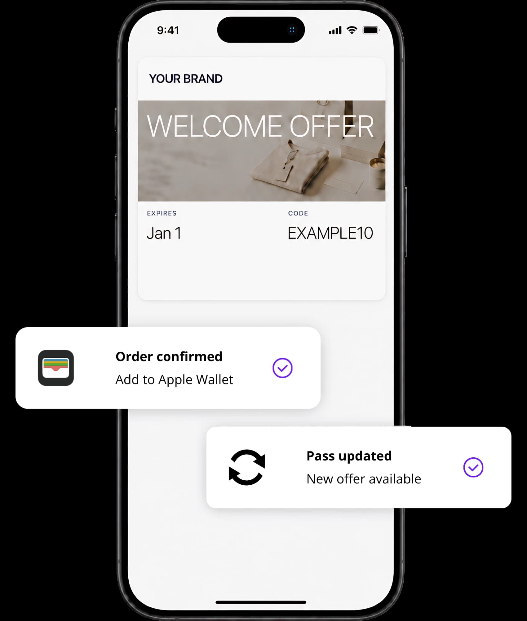 Installed Wallet pass with later update